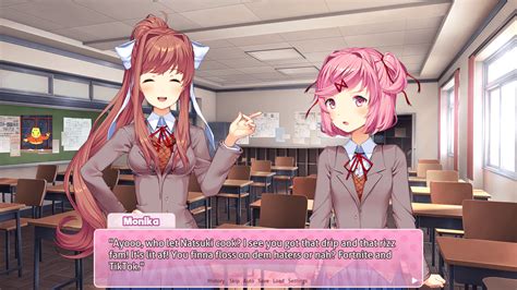 Monika tries to be relatable to todays youth, again. : r/DDLC